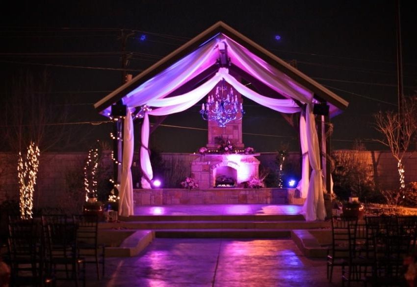 برقکاری محوطه باغ